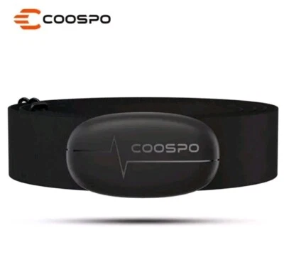 COOSPO H6 Brust-Herzfrequenzmesser (Bluetooth/ANT+) kompatibel mit allen Geräten