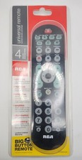 2012 RCA 4 Device Big Button Universal Remote Control Backlit Keypad - RCRBB04GR