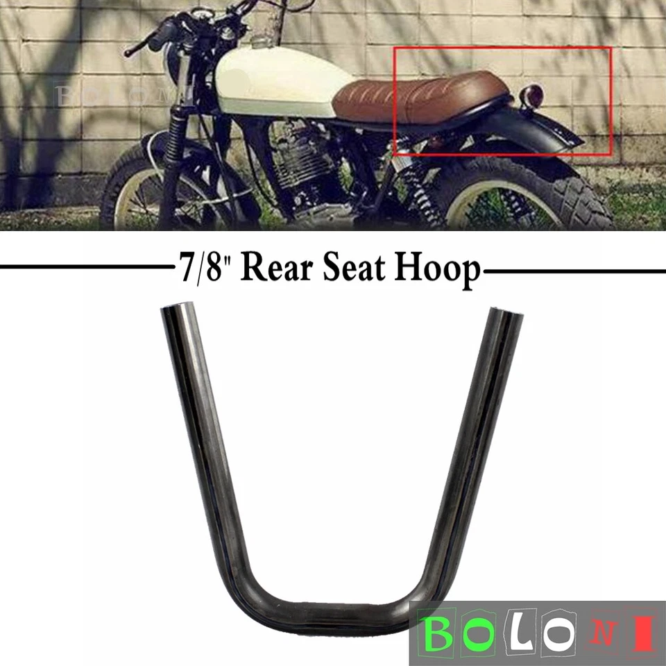 Rear Seat Frame Hoop Loop For Kawasaki KZ400 KZ550 K750 Z650 Honda CB Cafe Racer — 第 2/4 张图片