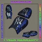 Custom (Black+Silver+Blue) Seat Cover Suzuki GSX1300R Hayabusa 1999-2007 (1 Gen)