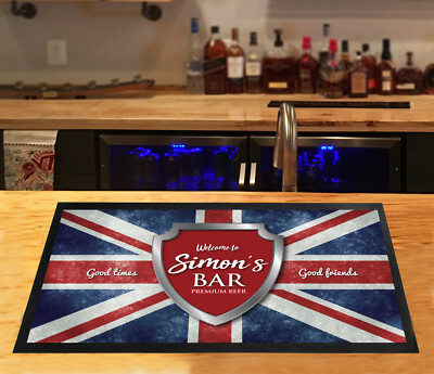 Targa in metallo Bandiera Union Jack 30 x 20 cm Bandiera United Kingdom Decorazione Targa tin Sign