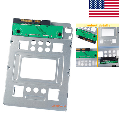 2.5'' SSD SAS to 3.5'' SATA HDD Adapter Caddy Tray For HP/Dell/IBM 654540-001 @US 