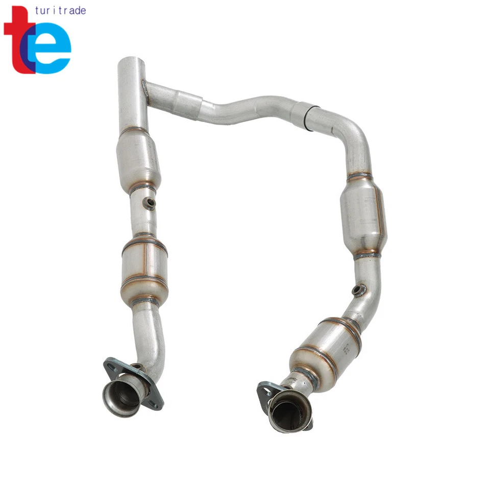 Convertidor catalítico de tubo en Y de 5,4 L para Ford E-150 Econoline E-250 E-350 2005-2008 Foto 4 de 4