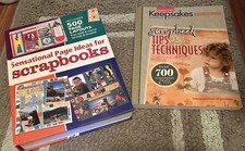 Sensational Ideas For Scrapbooks Hardcover and Keepsakes Tips Techniques Book