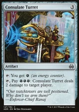 MTG Magic the Gathering Consulate Turret (147/201) Aether Revolt LP