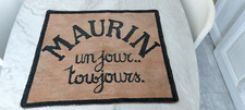Ancien tapis de jeux de cartes  MAURIN