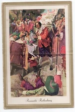 1932 Graphic US Line S.S. American Shipper Dinner Menu " Romantic Rothenburg "