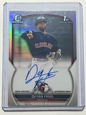 2023 Bowman Dayan Frias 1st #CPA-DF Chrome Refractor Auto /499