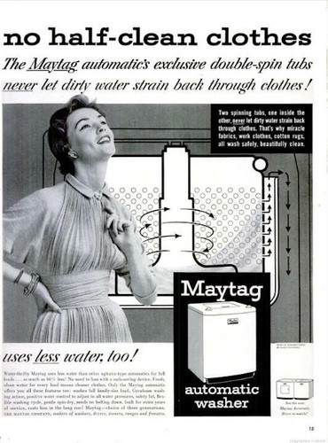 1953 Maytag PRINT AD Automatic Washing Machine | eBay