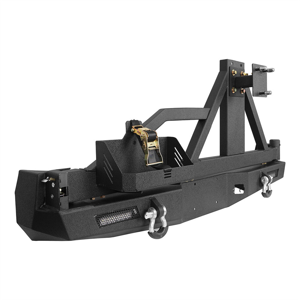 Hooke Road Rear Bumper w/ Tire Carrier Jerry Can Holder fit 0515 Toyota 782950222649 eBay