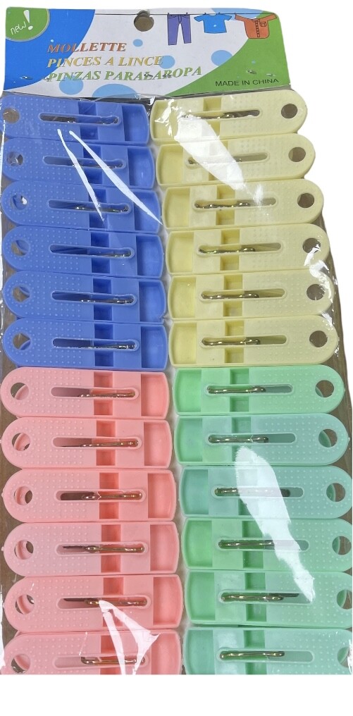 Nuovo 200 X Terry Strumento Clip Plastica Bianco Rivestito Molla - Foto 3