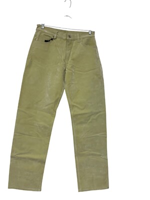 Massimo Dutti Womens Trousers Pants EU 38 US 6 Flocked Velvet Beige 5035/936 NWT