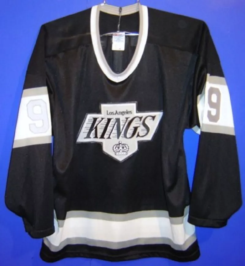 Los Angeles Kings No99 Wayne Gretzky Black Home Drift Fashion Jersey