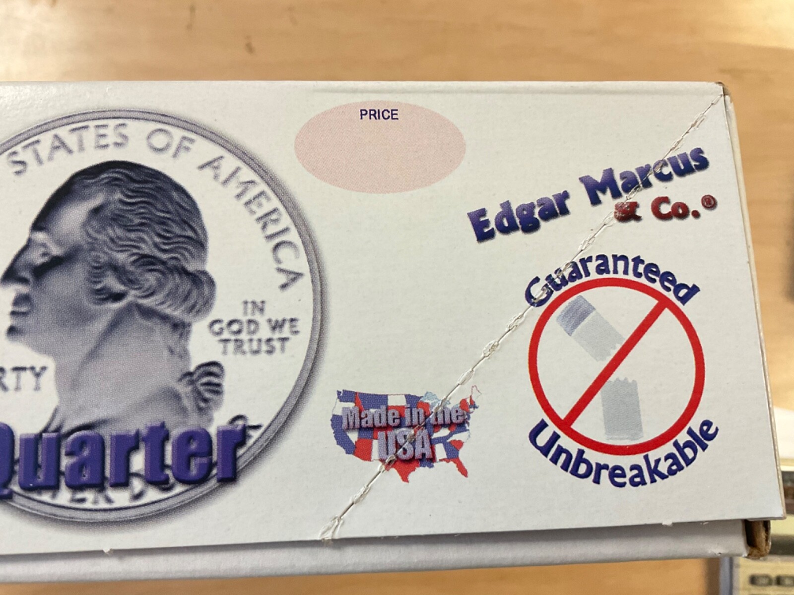 500 New Duraclear Round Coin Tubes for Quarters (25 cent) Full Box Made