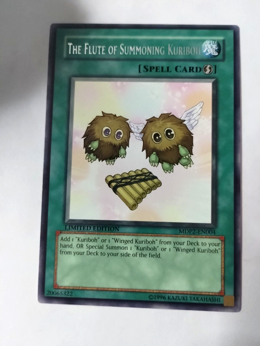 Yugioh The Flute of Summoning Kuriboh -MDP2-EN004 -Limited Edition
