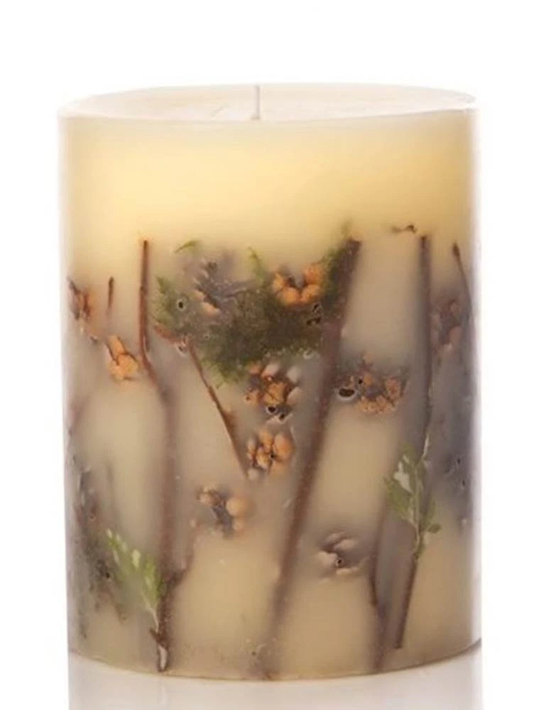 Candles with shop rings in them