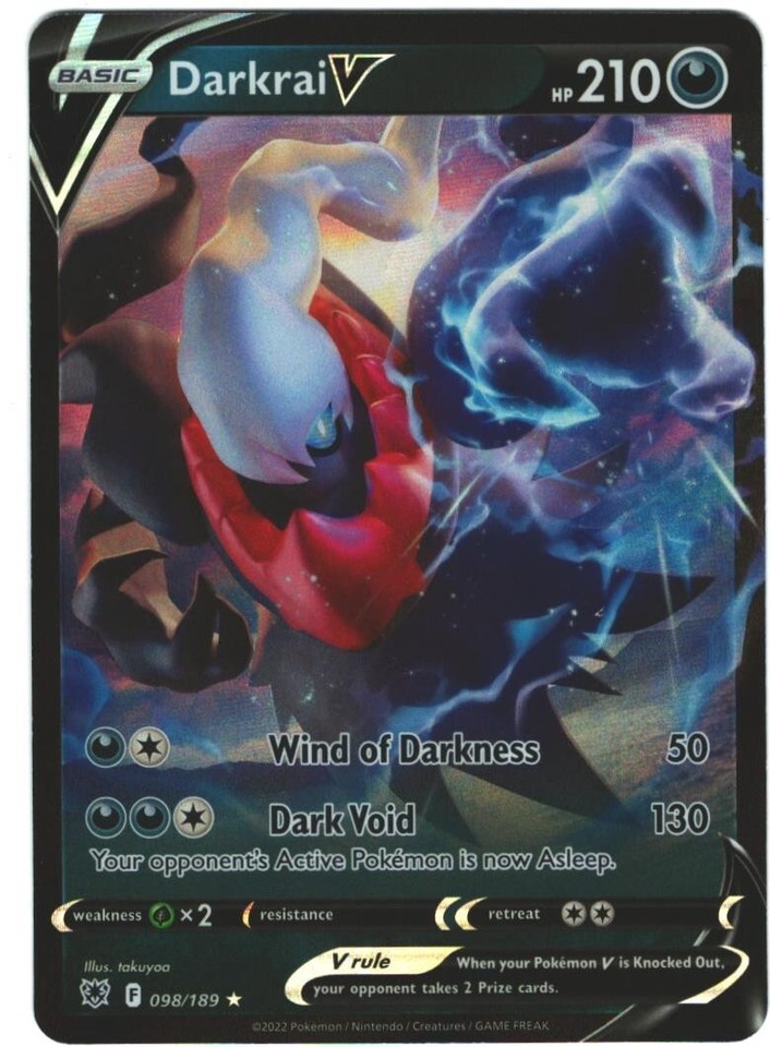 Darkrai V 098/189 Swsh10: Astral Radiance for sale | eBay