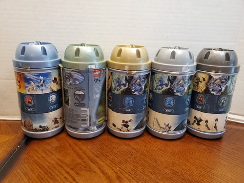 2001 Lego Bionicle ORIGINAL Toa Mata 8531 - 8536 Canister Manual Complete Sets - Picture 21 of 21