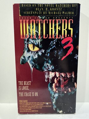 Watchers 3 (VHS, 1994) New Horizons Home Video Rated R