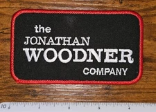 The Jonathan Woodner Company Vintage Company Brand Logo Patch 