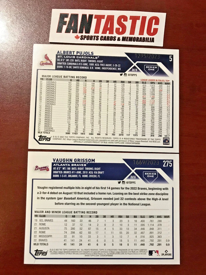 2023 Topps Baseball Series 1, 2 & Update GOLD /2023 Parallel Card YOU PICK - Image 2 of 4