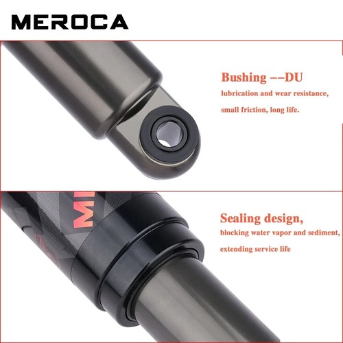 MEROCA MTB Mountain Bike Rear Air Dämpfer 125mm/150mm/165mm/190mm/200mm - Picture 3 of 21