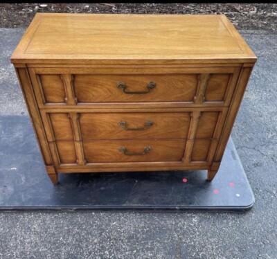 Drexel Mid Century Modern Mahogany solid wood 3 Drawer chest. | eBay