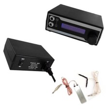 Royun LCD 2Amp Integrated Tattoo Machine Power Supply Clip Cord Foot Pedal Kit