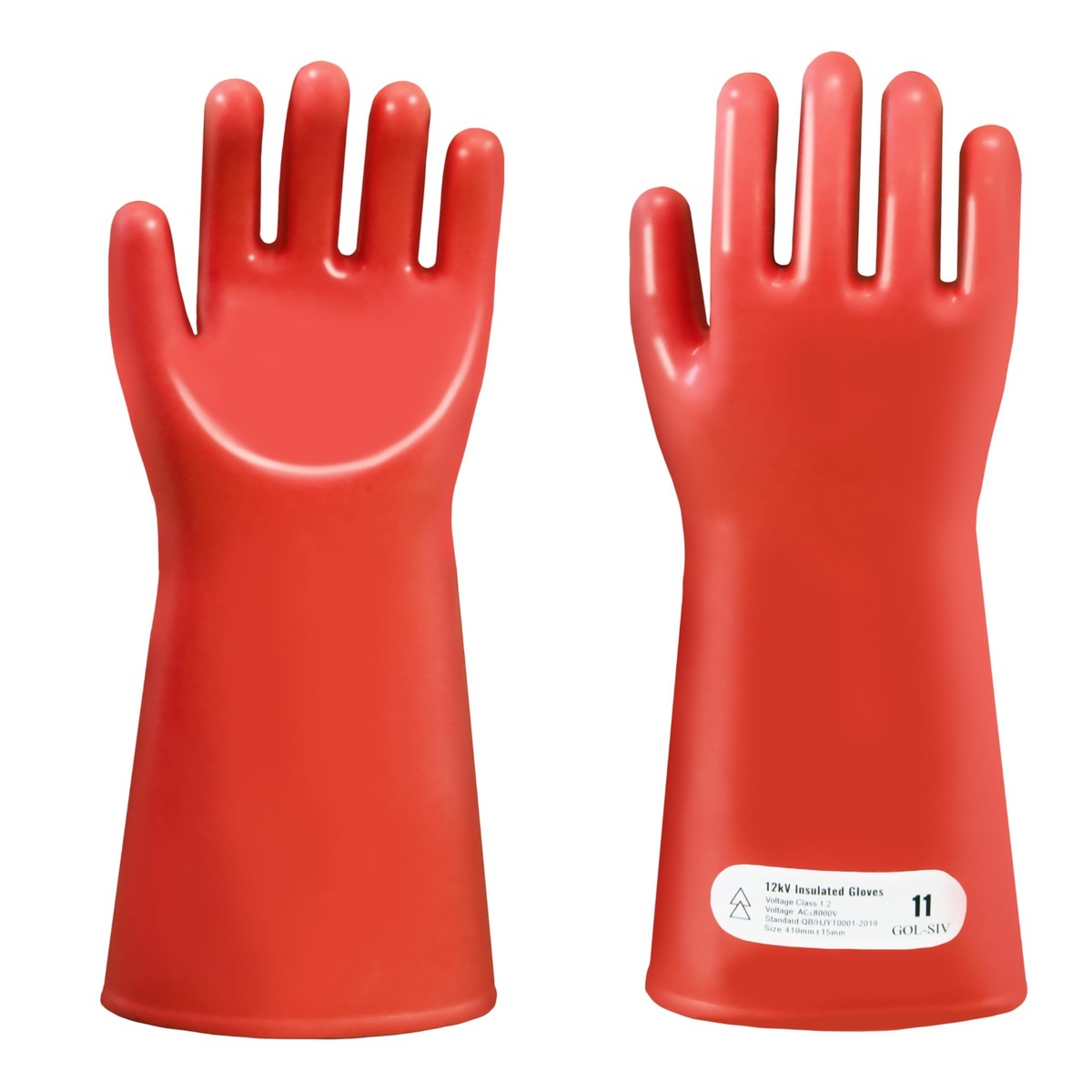 1 Pair 12KV High Voltage Insulated Rubber Gloves – Electrician Safety Gloves For Repair Work, Comfortable & Flexible