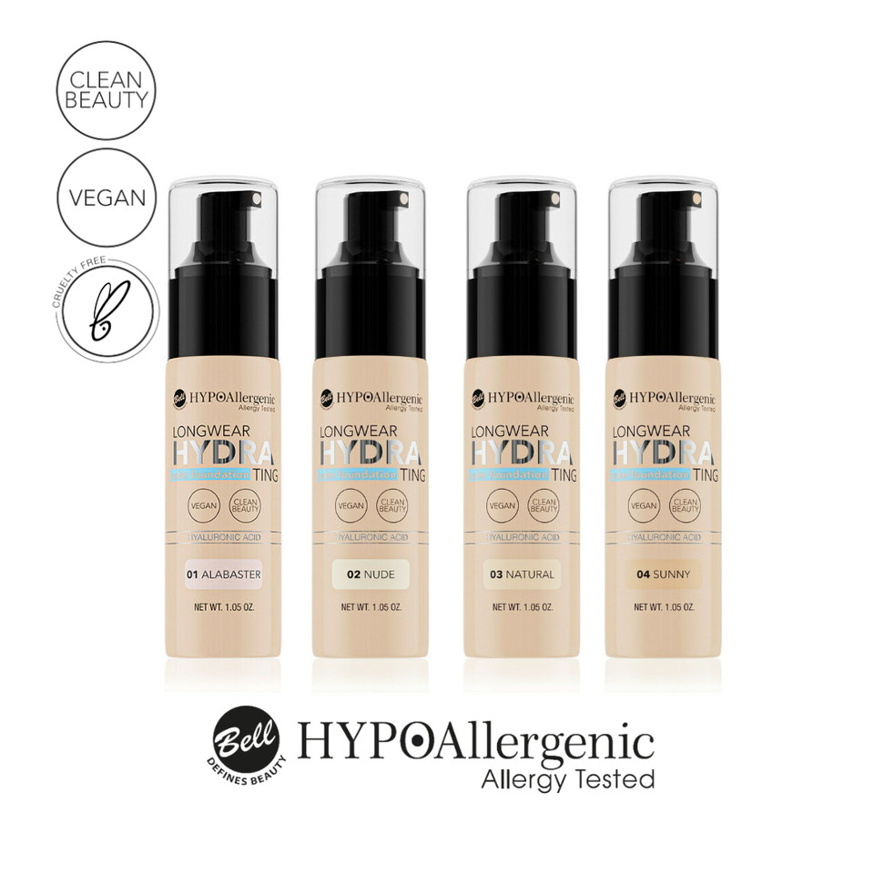 Bell HYPOAllergene Longwear feuchtigkeitsspendender Balsam Foundation Allergie getestet 30g