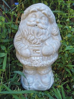 Santa  mold concrete plaster casting Christmas mould 19'' x 11'' x 3'' thick