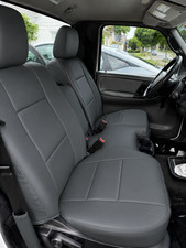 Ford Ranger 2010-2011 Charcoal S.leather Custom Fit Front Seat Console Covers