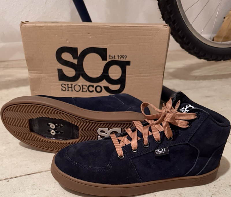 SCg Shoe Co. high top clipless pedal mountainbike BMX downhill men’s size 12 