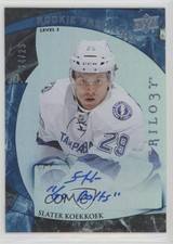 2015 Trilogy Rookie Premieres Blue Rainbow Foil 14/29 Slater Koekkoek Auto a8r