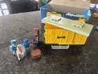 Vintage 1980's Playmobil Train 4029 Western Yellow Freight Car. Very Rare.