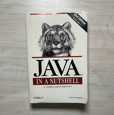 O'Reilly Java in a Nutshell 2nd Edition Desktop Quick Reference Flanagan 1997