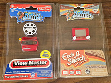 World's Smallest Etch A Sketch View-Master Pair NEW