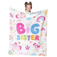 s for Girls Age 2/3/4/5, Christmas New Blanket 50"L x 40"W Big Sister Gift
