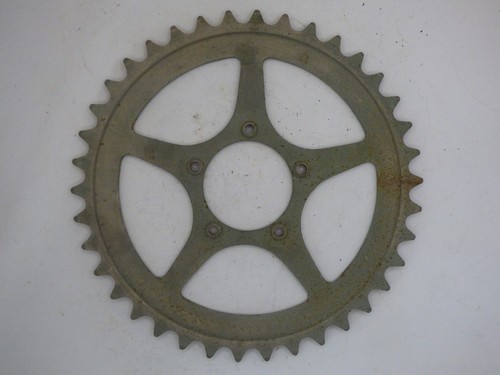 NICKEL PLATED STEEL CHAINRING - 38 T - 50.4 BCD - NOS - RARE - Picture 2 of 2