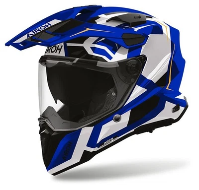 Casco Integral Airoh COMMANDER 2 POLAR Blue Gloss - Imagen 1 de 3