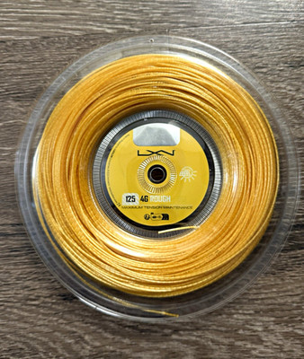Luxilon 4G Rough 125 Tennis String Full Reel Spool Yellow 660 