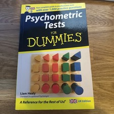 Psychometric Tests for Dummies by Liam Healy (2012, Trade Paperback)