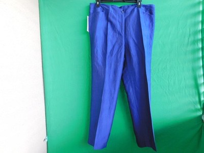 ''Selection Ulla Popken''Damen Sommer Hose gr.50.Dunkelblau.70%Leinen..Neu