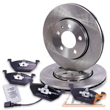 BREMSSCHEIBEN BELÜFTET Ø256 + BREMSBELÄGE VORNE FÜR AUDI A2 8Z 1.4 1.6 A3 8L