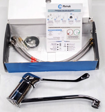 Kitchen Single Lever Mixer Tap Long Handle Medical Style Chrome Hygiene Canteen