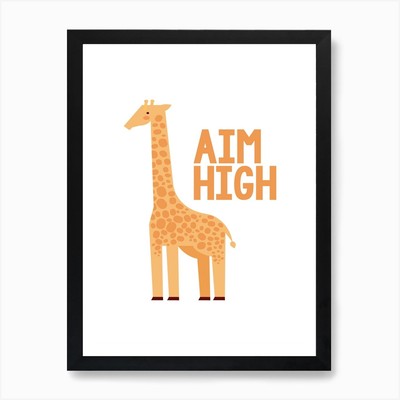 Aim High Art Print Framed Wall Art Poster Canvas Print Picture