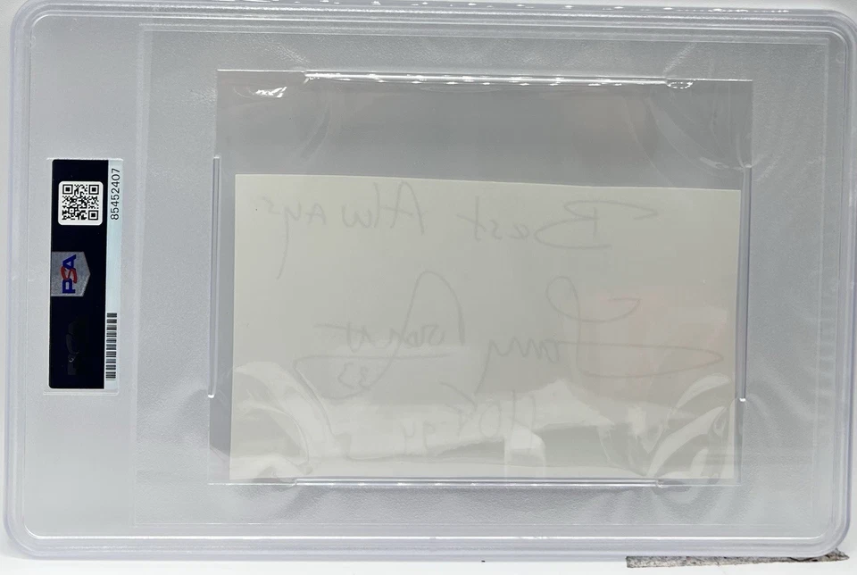 Tony Dorsett Signed Cut Autographed Signature Dallas Cowboys HOF PSA/DNA - Image 3 of 3
