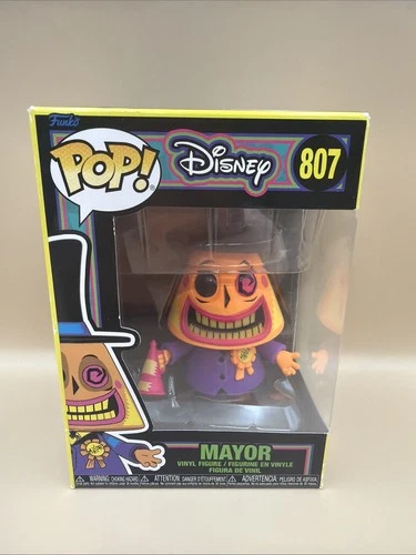 Funko Pop! Vinyl: Disney - Mayor (Black Light) #807 w/Protector