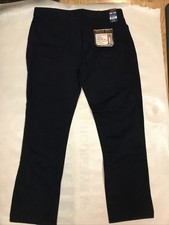 Iron Co Patriot Pant 38x32 Classic Comfort Straight Leg Stretch Dark Blue NWT