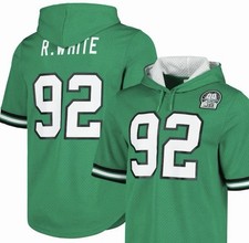 Mitchell & Ness Mesh Jersey Hoodie Philadelphia Eagles 1992 Reggie White 2XL NFL